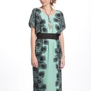 Anthropologie Corey Lynn Calter Peacock Dress